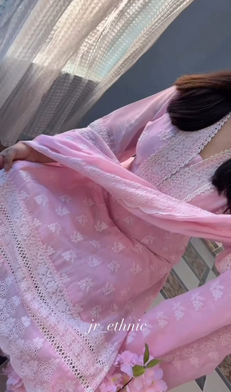 Eid Special Embroidery Three Piece